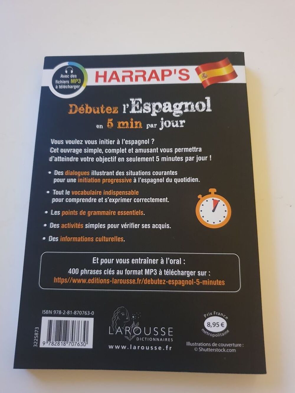 D&eacute;butez l'espagnol en 5 min par jour Livres et BD