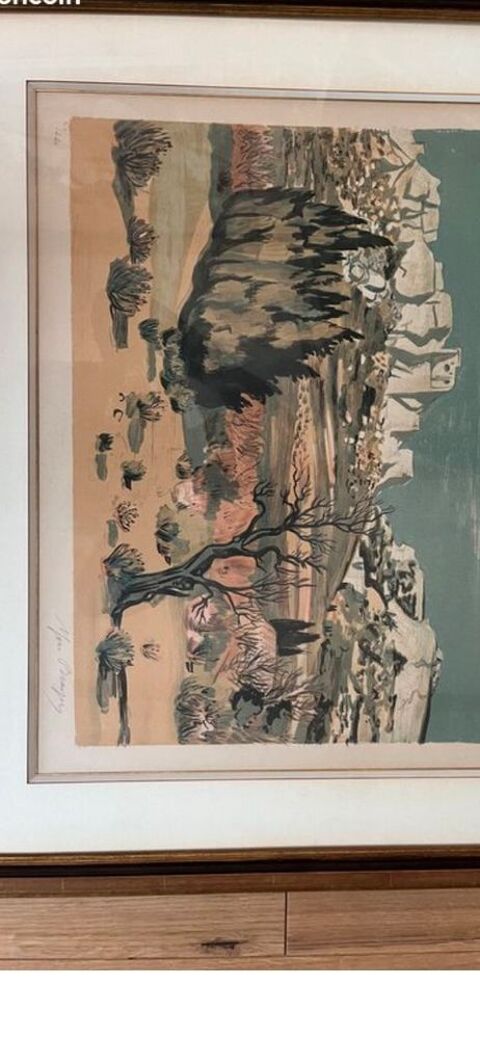 Lithographie Yves Brayer 100 Marseille 8 (13)