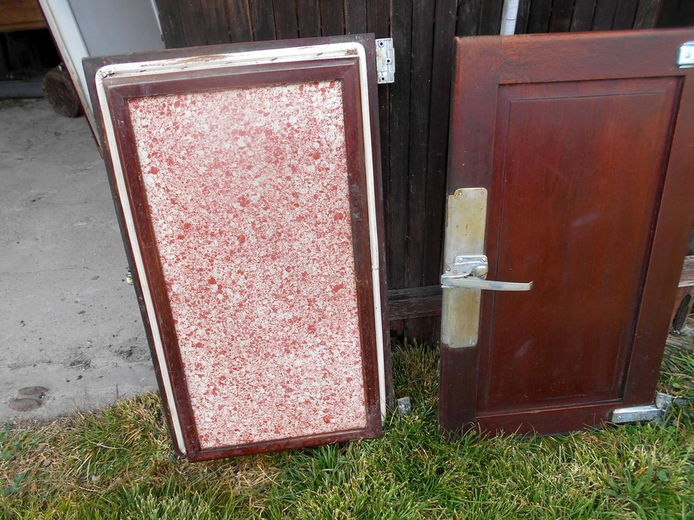 Porte frigo en bois vintage (l'unit&eacute;) Meubles