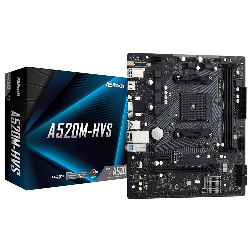 carte m&egrave;re Am4 Asrok A520M-HVS Matériel informatique