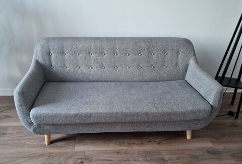 Canap scandinave 3 places gris Excellent tat. YNOK-2024 280 Penmarch (29)