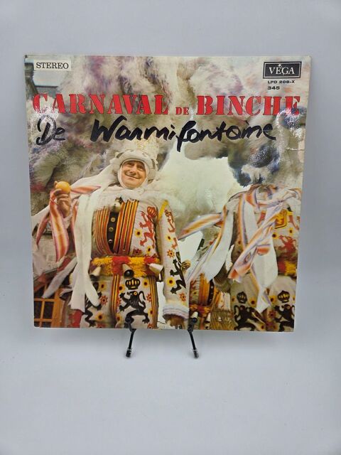 Vinyle 33 tours Carnaval de Binche avec fourreau  5 Vulbens (74)