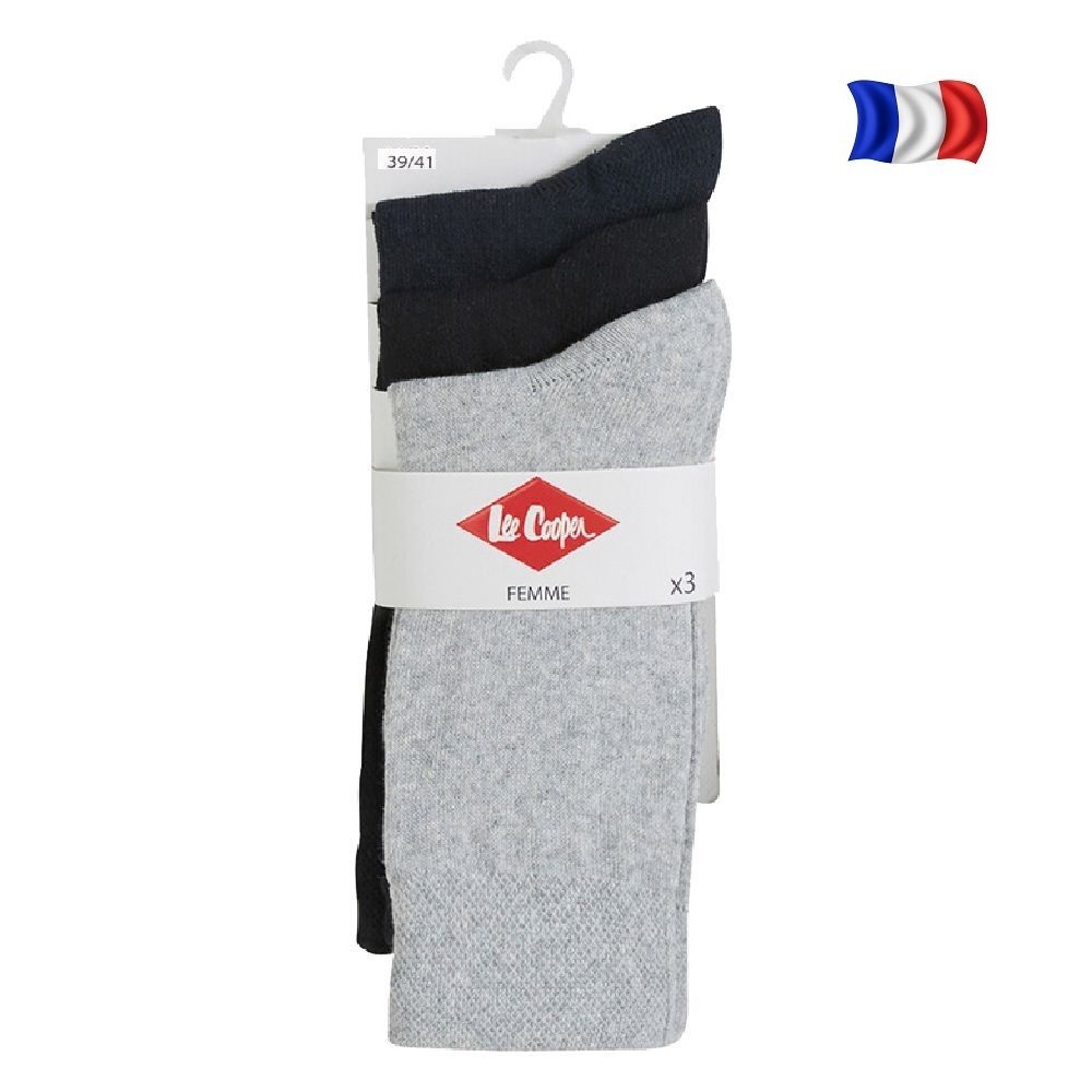 Chaussette socquette LEE COOPER x3 taille 39-41 Multicolor Vêtements