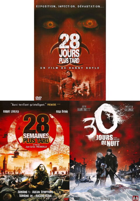 Trilogie DVD L'horreur aux jours compts 8 Angers (49)