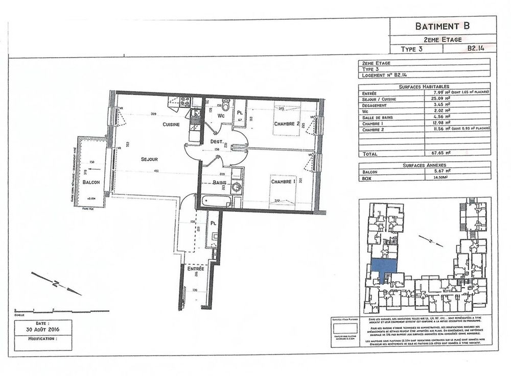 Location Appartement Appartement T3 sur ANGERS Angers
