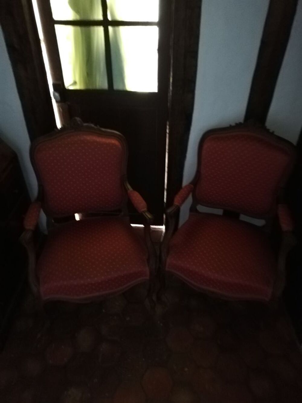 Salon Louis XV Canap&eacute;, 2 fauteuils accoudoirs, 2 chaises Meubles
