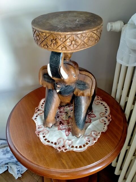 éléphant en bois 50 La Croisille-sur-Briance (87)