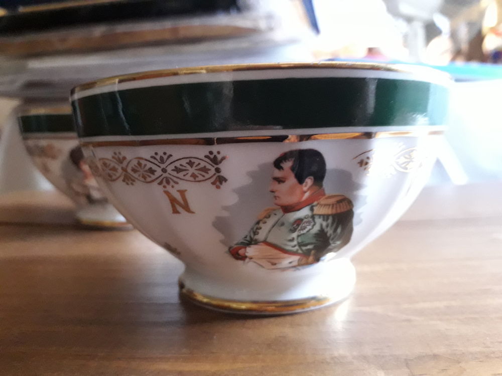 Petits bols en porcelaine : Napol&eacute;on et Jos&eacute;phine 