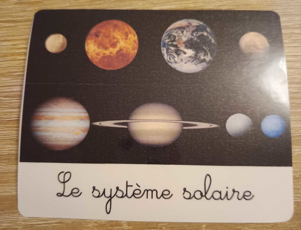 Montessori le syst&egrave;me solaire Jeux / jouets