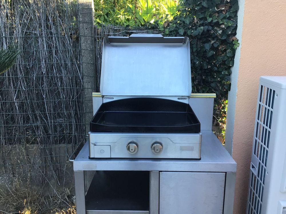 Ensemble PLANCHA GAZ INOX Le Marquier Cuisine