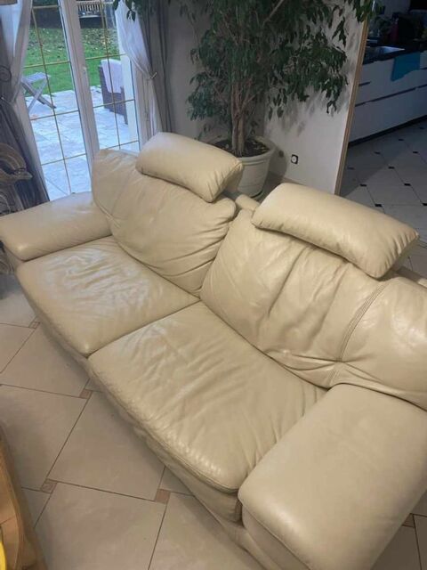 Lot canap en cuir 600 Bussy-Saint-Martin (77)