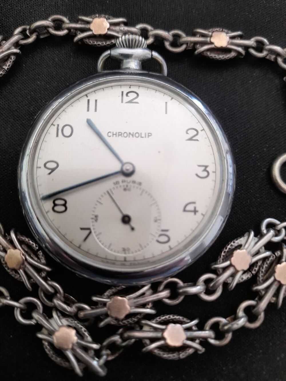 Montre gousset Chronolip. Bijoux et montres