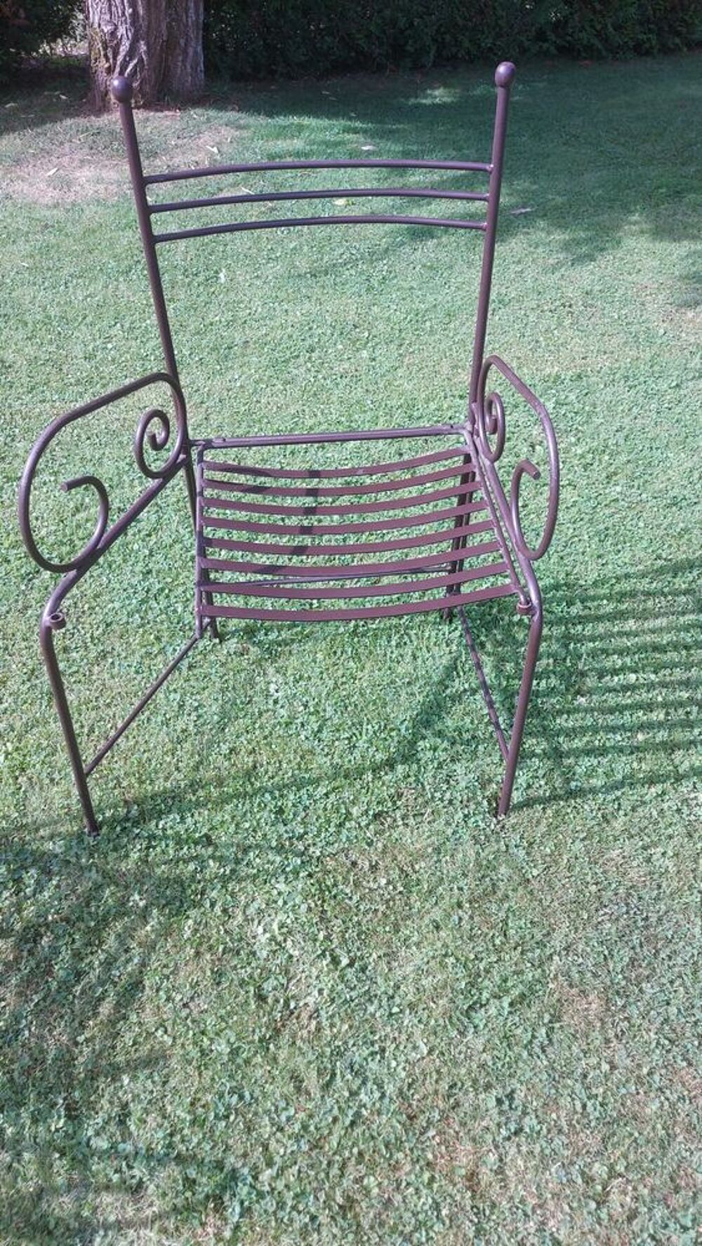 Fauteuils Fer forg&eacute; pliables Jardin