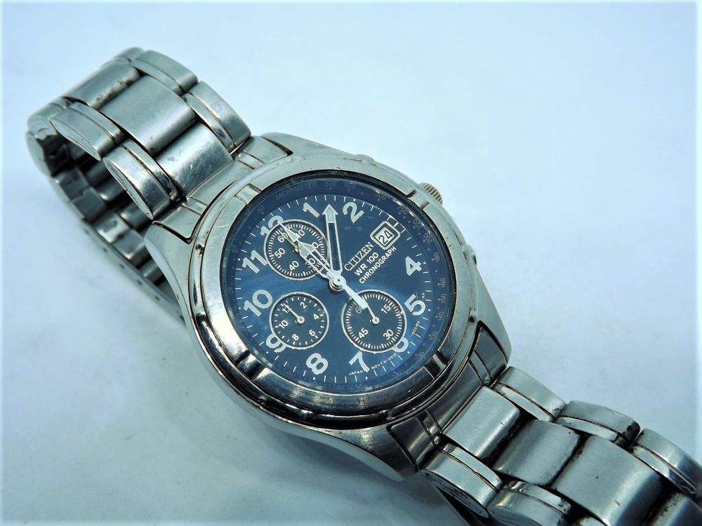 Rare chrono Citizen 0510-S91085 WR100 2012 Bijoux et montres
