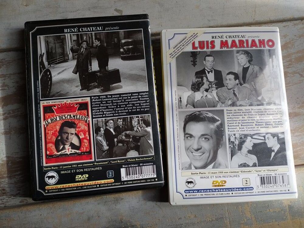 DVD Vieux Films/ Roi des Camelots/ Je n'aime que toi DVD et blu-ray