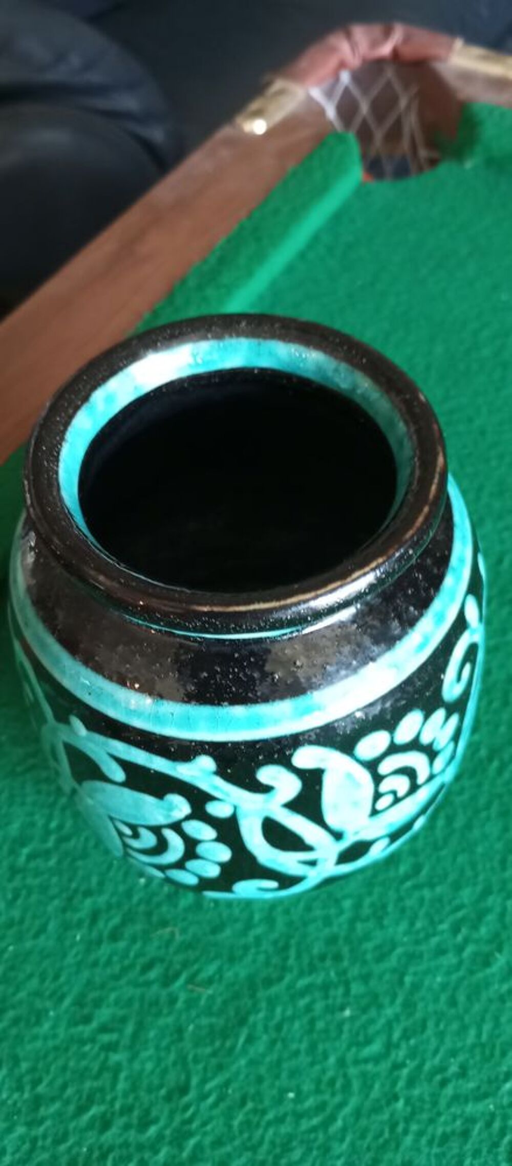 Tr&egrave;s rare vase boule sign&eacute; Paul Jacquet Décoration