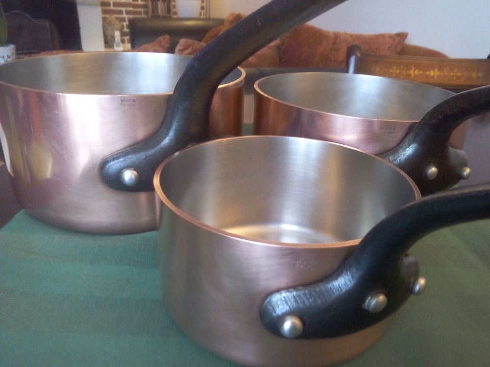 casseroles cuivre &eacute;tam&eacute; Cuisine