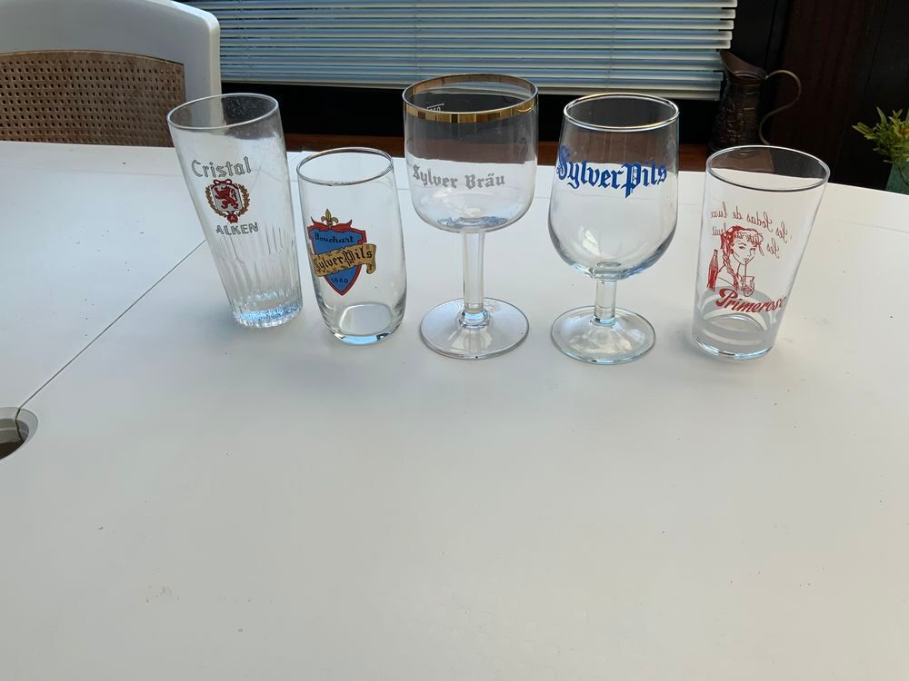 38 Verres &agrave; bi&egrave;re publicit&eacute; Cuisine