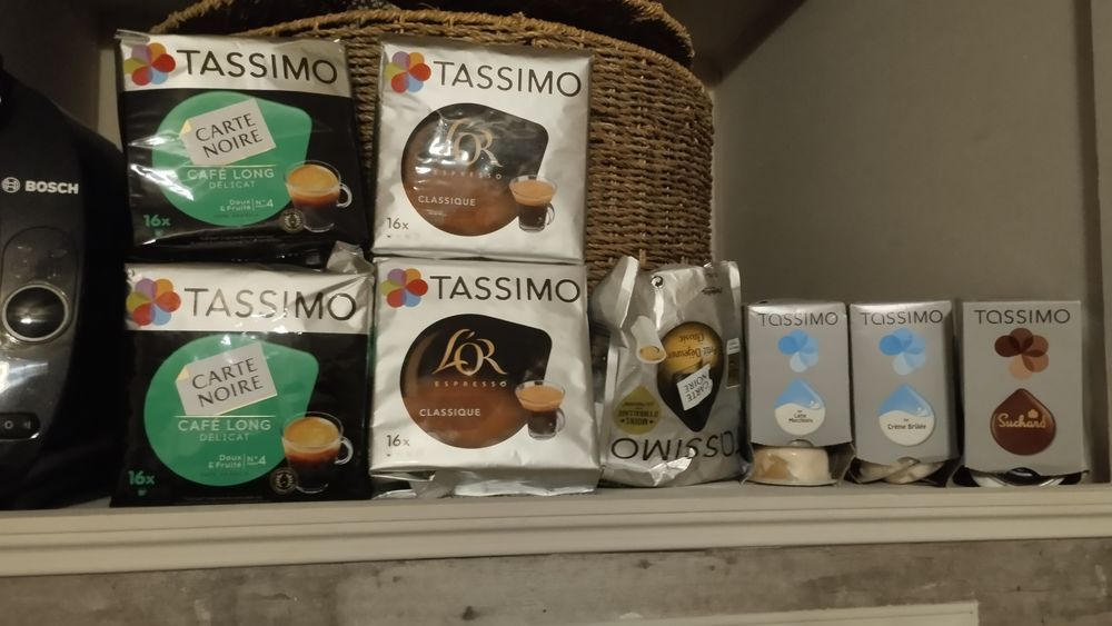 cafeti&egrave;re tassimo et ses nombreuses dosettes Cuisine