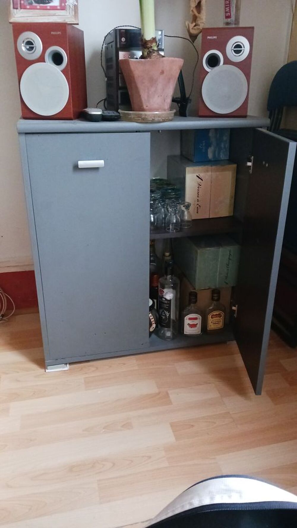 Meuble de rangement en bois peint Meubles