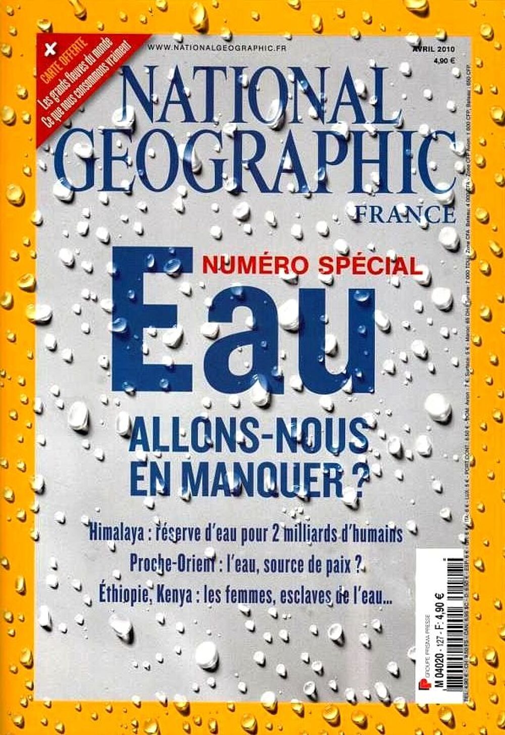 DOSSIER SP&Eacute;CIAL SUR : L'EAU / prixportcompris Livres et BD