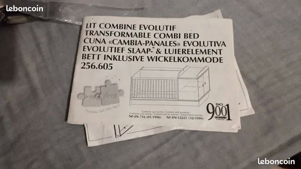 Lit &eacute;volutif Mobilier enfants