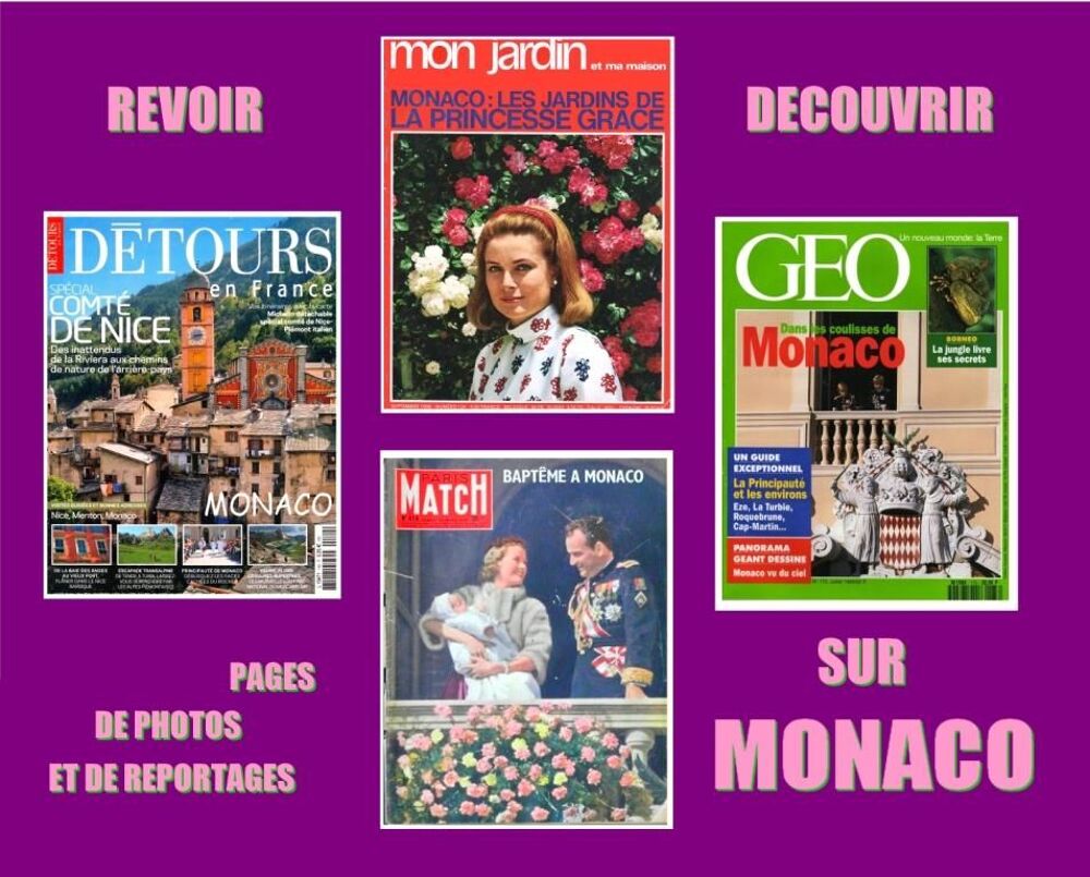 MONACO - g&eacute;o - MONTE CARLO / prixportcompris Livres et BD