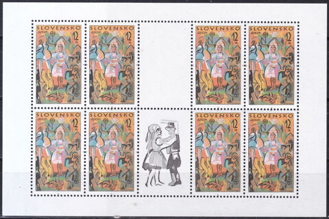 Timbres EUROPE-EUROPA-Slovaquie 1998 YT 266 - MI 309KB  3 Paris 1 (75)