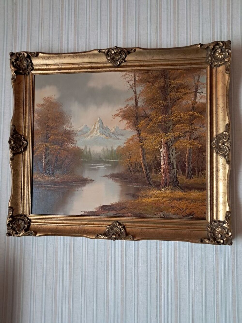 Tableau peinture sur toile sign&eacute;e Décoration
