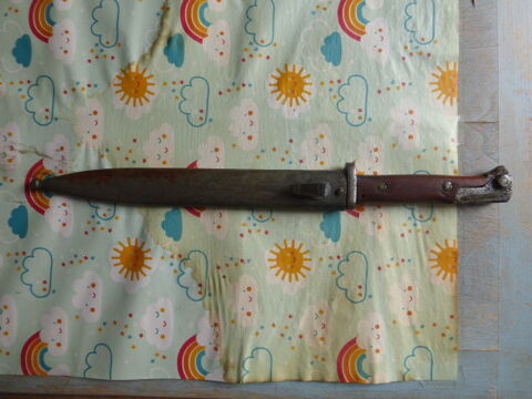 Baionnette Mauser 98k 84/88 1er type  14/18 (2) 130 Villard-Bonnot (38)