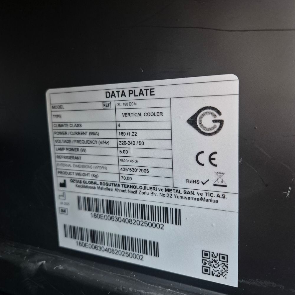 Frigo vitr&eacute; Electroménager