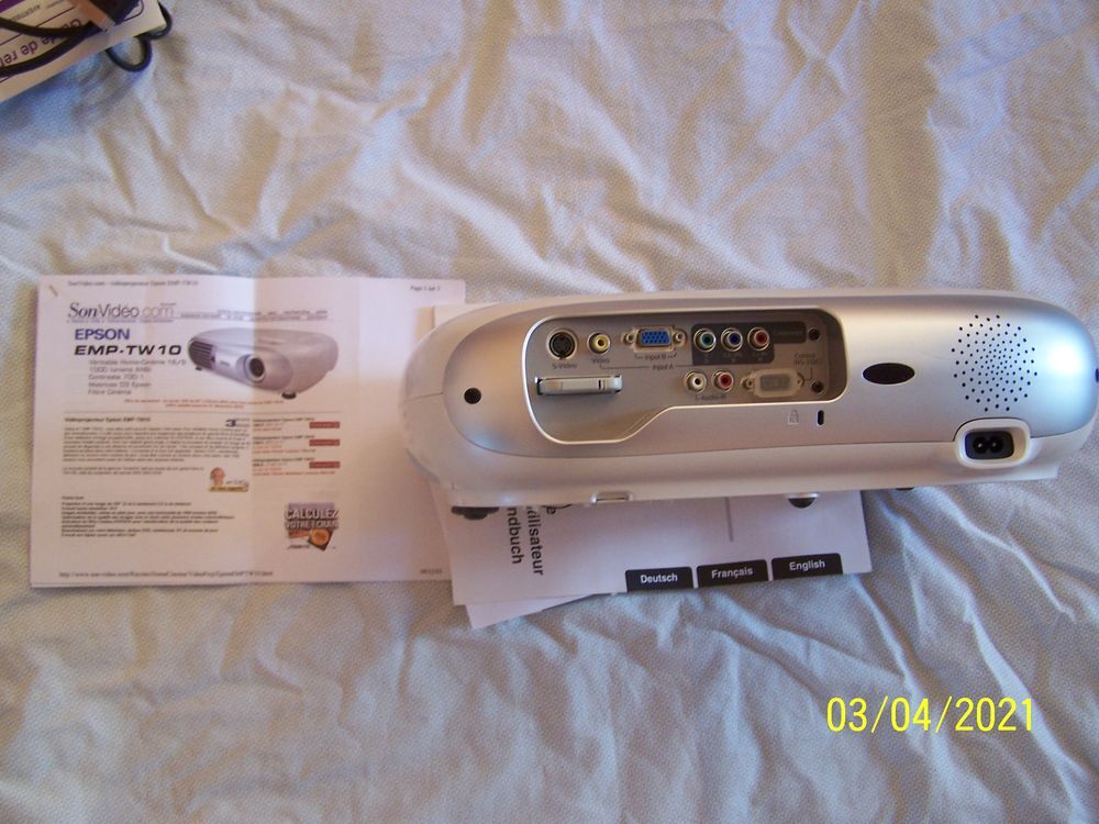 Video projecteur epson emp-tw10 neuf Photos/Video/TV