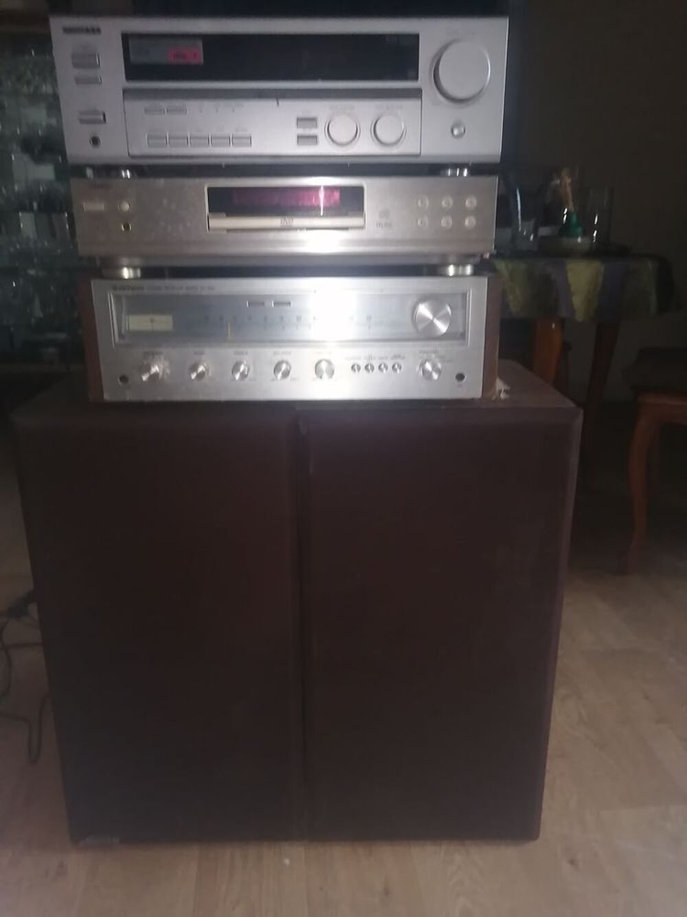Ampli, dvd et prologic enceintes Phonia Audio et hifi
