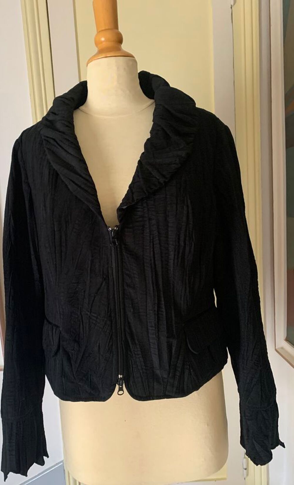 VESTE LAUREN VIDAL Noire XL Vêtements