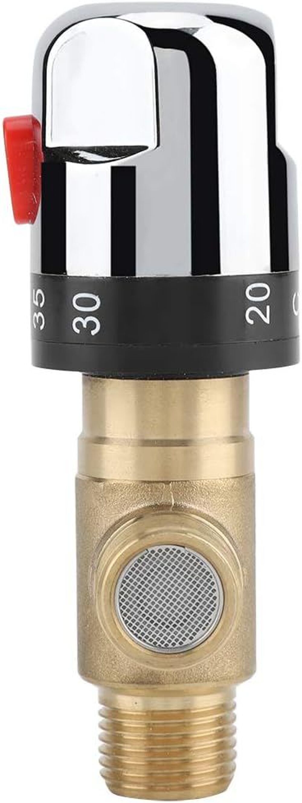 Mitigeur Thermostatique avec Raccords M&acirc;les 1/2 NPT Laiton Bricolage