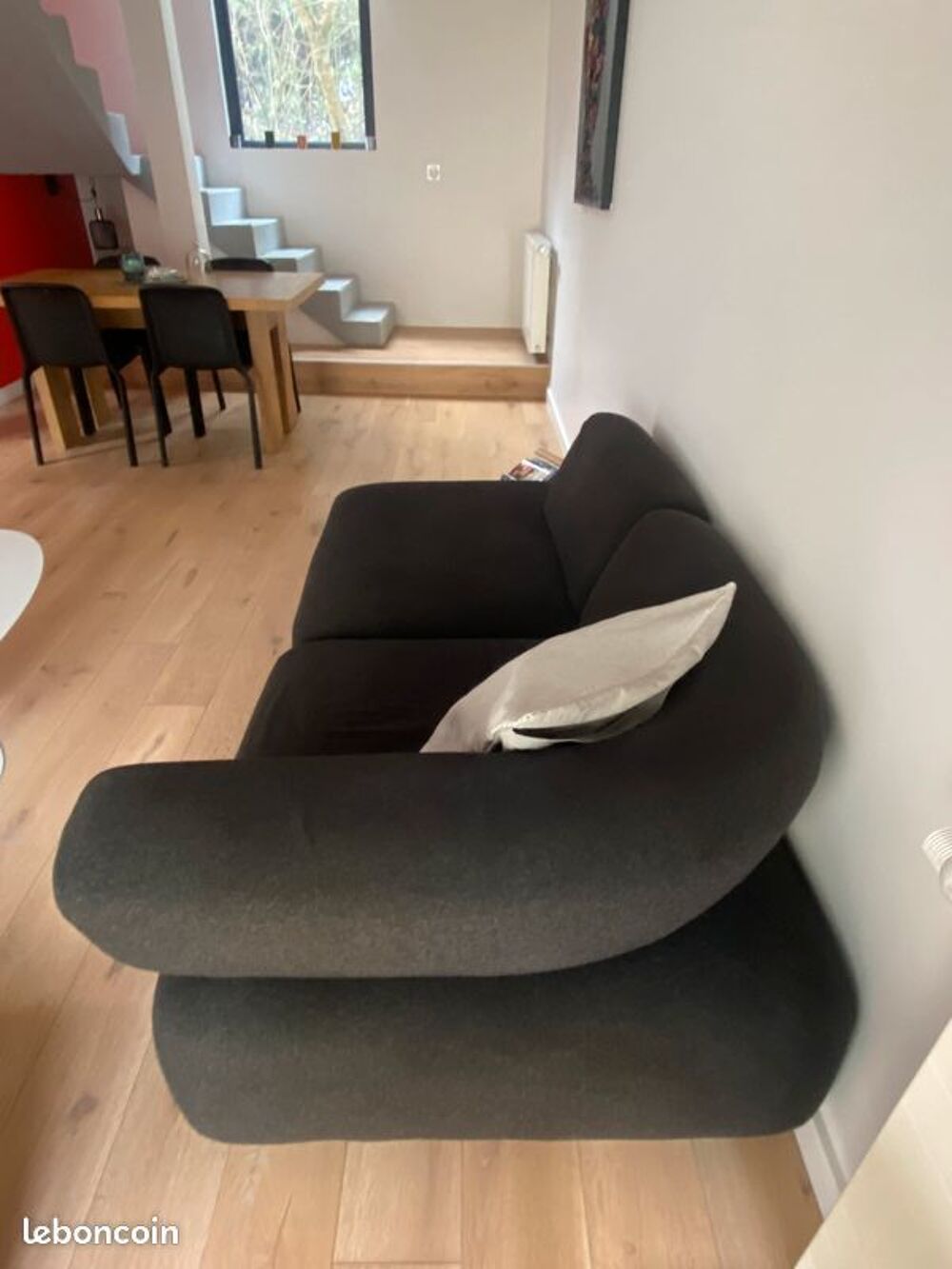 Canap&eacute; gris 3 places, tr&egrave;s bon &eacute;tat, BoConcept, 2 blocs Meubles