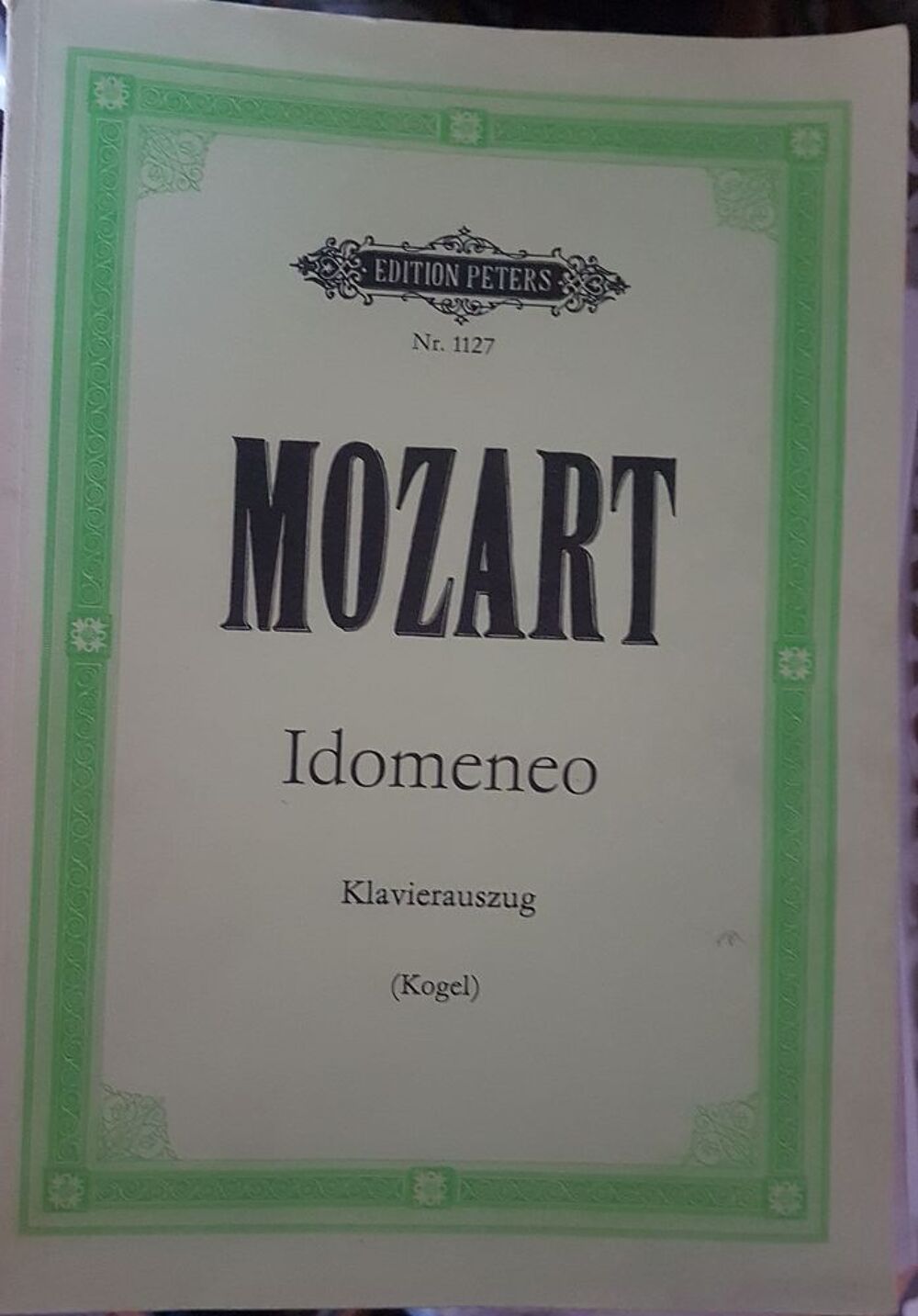 Partitions de musique classique Instruments de musique