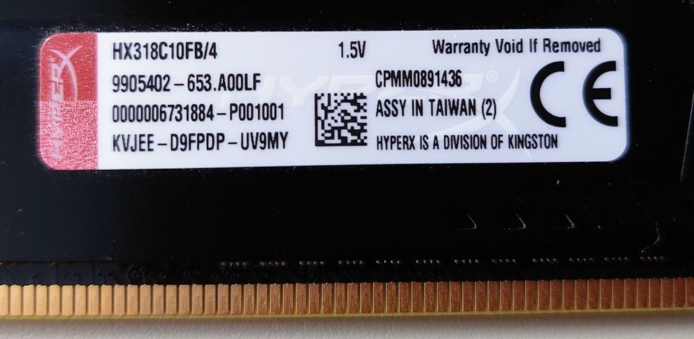 Kit de 2 Barrettes de m&eacute;moire Kingston HyperX DDR3 4Go (8Go) Matériel informatique