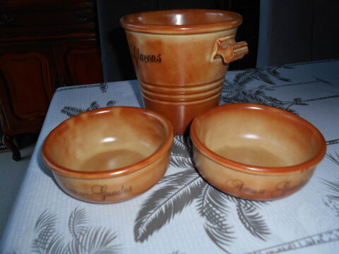 Seau � gla�ons et bols amuse gueules 10 �chenoz-la-M�line (70)