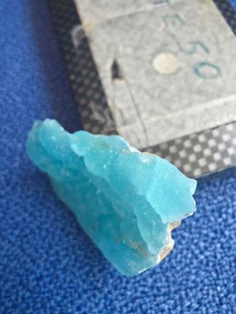 Superbe Hémimorphite Bleue Turquoise(Katanga)-6g 15 Bagneux (92)
