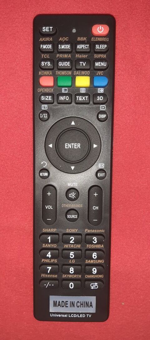 Télécommande de TV intelligente universelle pour Sharp, etc 10 Avion (62)