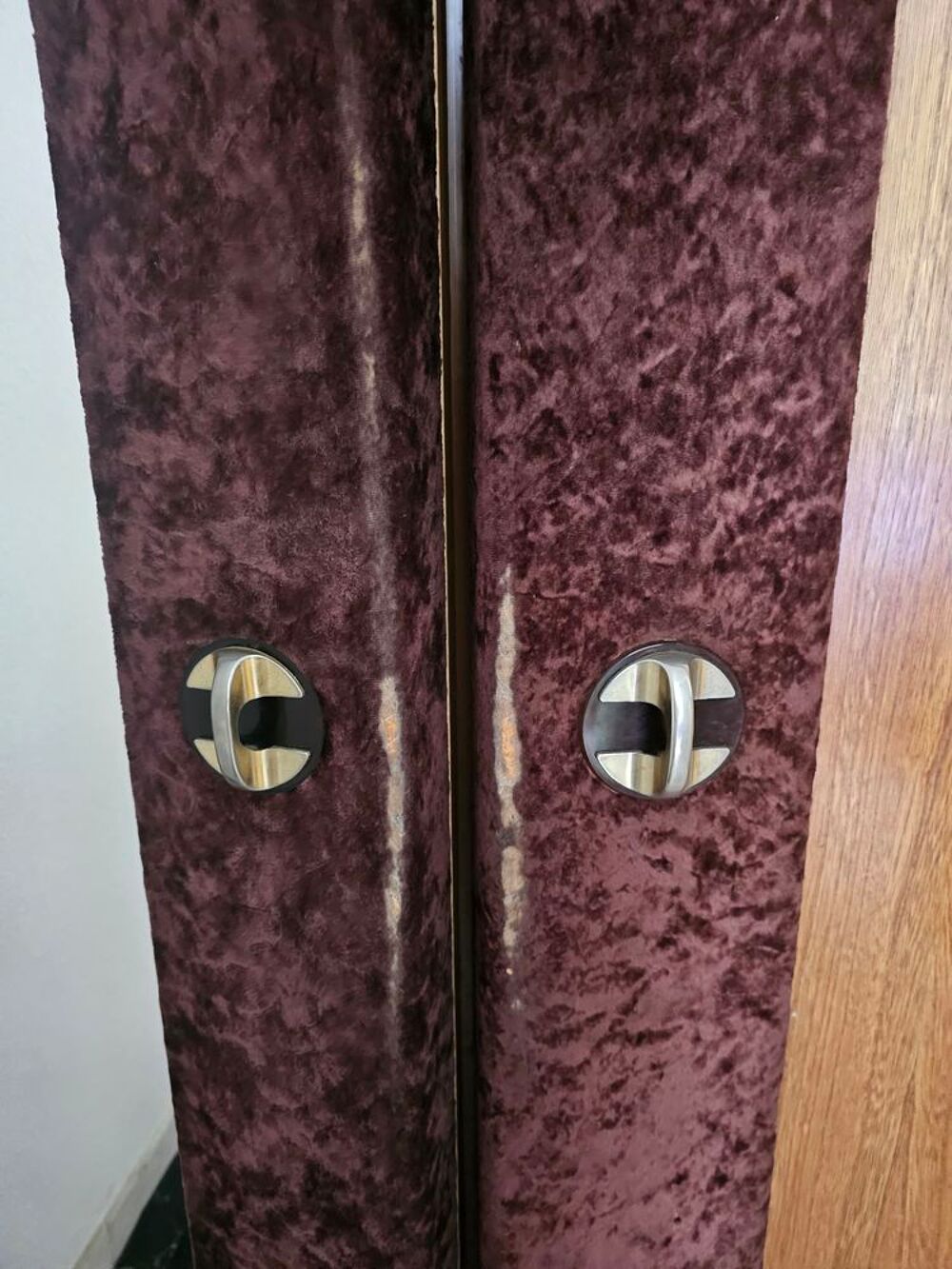 DONNE armoire 4 Portes Placage Bois et miroirs Meubles
