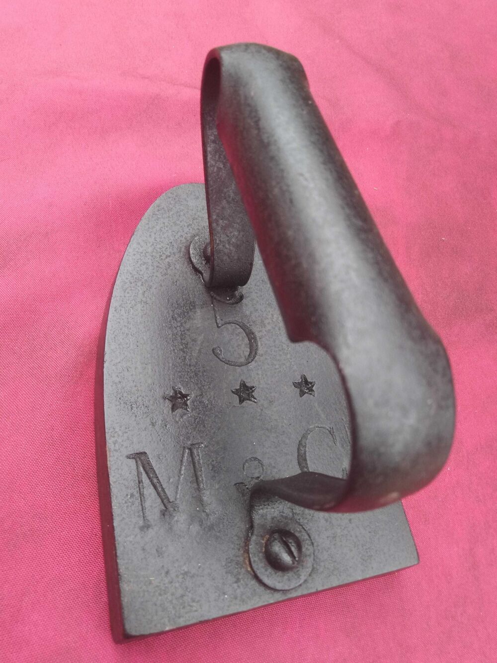 Ancien fer &agrave; repasser longueur 15 cm (8) 