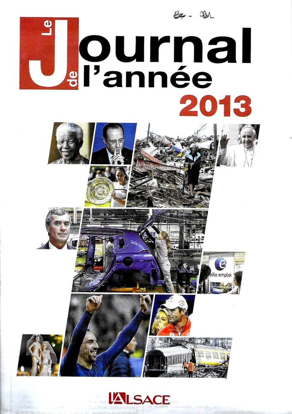 Journal de l'ann&eacute;e de L'ALSACE Livres et BD