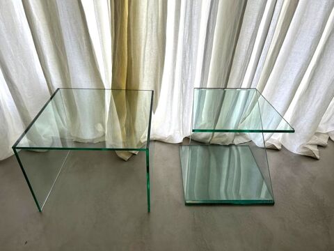 2 tables d'appui en verre 100 Mougins (06)