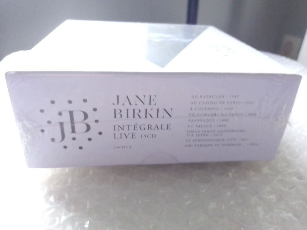 Jane Birkin Coffret "Int&eacute;grale Live" 15 Cd Neuf Scelle CD et vinyles