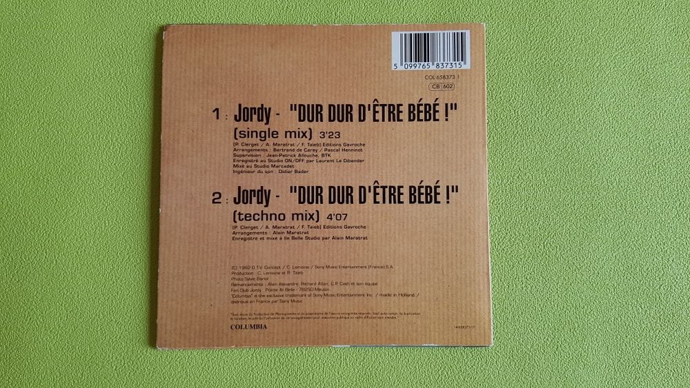 JORDY CD et vinyles