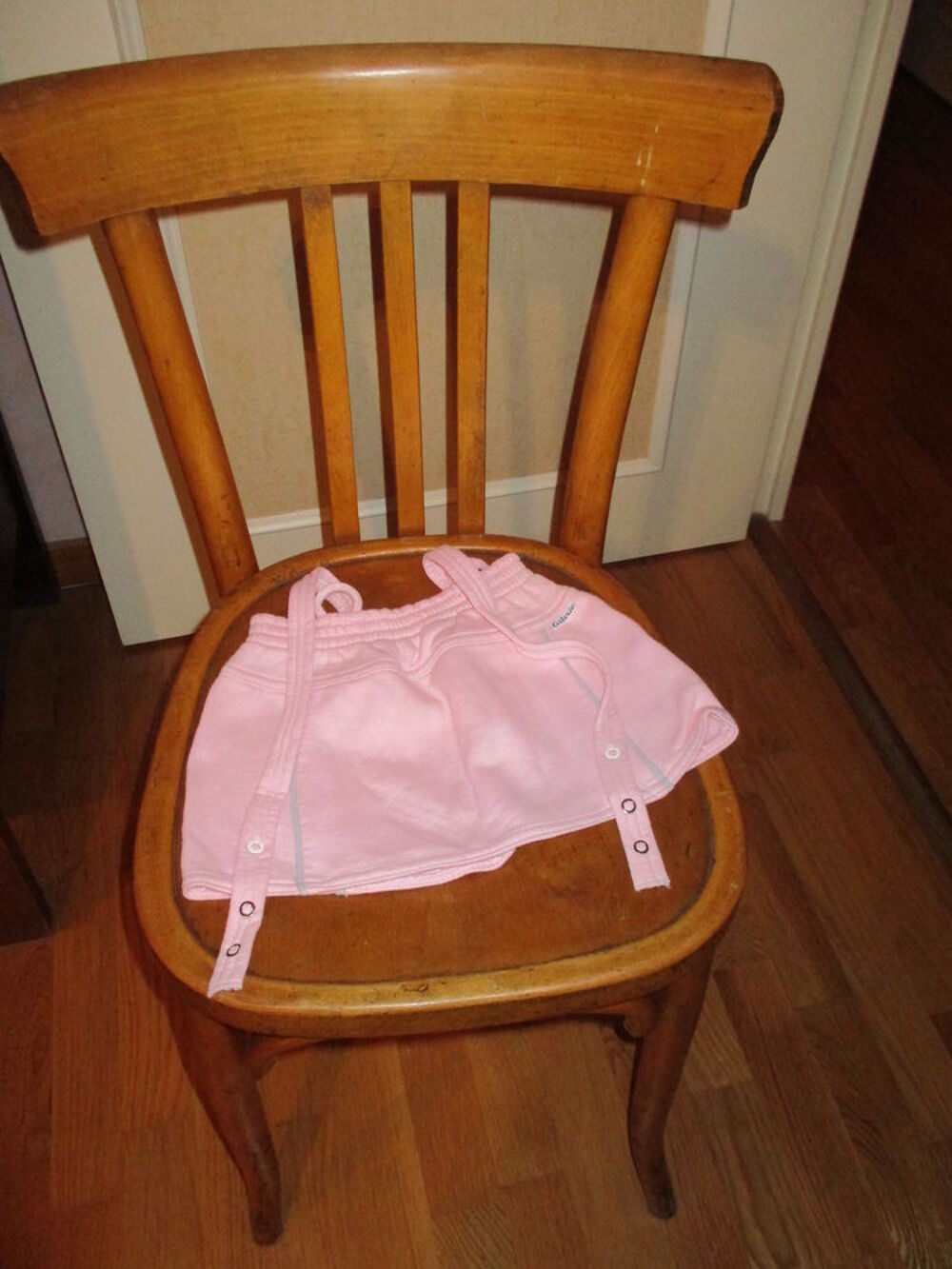 Tee shirt rose a lignes grises 3/6 mois et jupe rose Vtements enfants