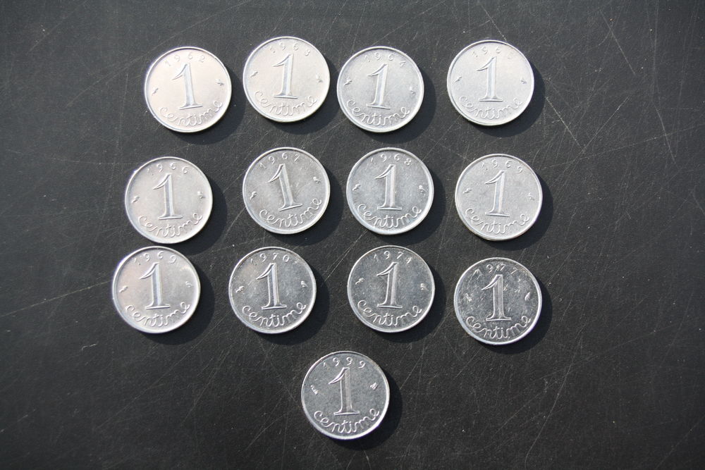 13 pi&egrave;ces de monnaies de collection 