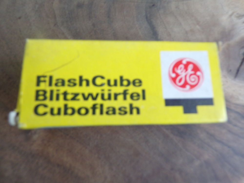 Flashcube 2 cubes 8 flash General electric Photos/Video/TV